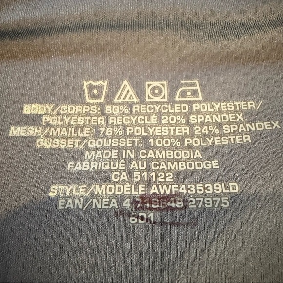 Athletic Works Bike Shorts Dark Gray Girl's Size XXL - Picture 10 of 10